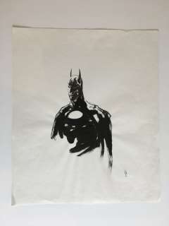 George Pratt | Original Sumi Brush Drawing Of Batman  - (1999) | Catawiki
