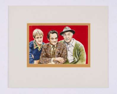 Only Fools and Horses original artwork of Del Boy, Rodney and Grandad… | Comic Book Auctions ltd