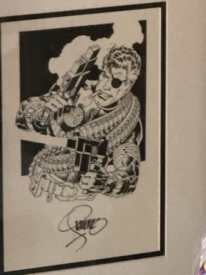 Jim Steranko Original Inked Nick Fury Comic Art Framed Avengers | eBay US (Buy It Now)