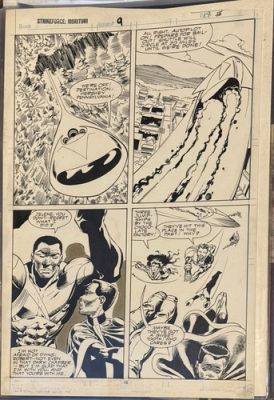 Strike Force Morituri Issue Number 9 Page 15 Original Comic Book Art