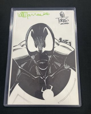 Will Torres Spider-Man Original Sketch Hard Signed 2026 Modern Age on card stock | eBay US (Buy It Now)