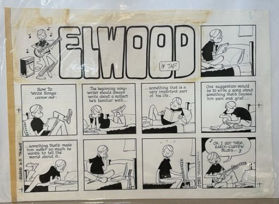Elwood Original Comic Art Ben Templern Tom Forman Tribune Media June 2 1985 | eBay US (Buy It Now)