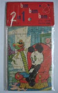 Toonder curiosa: 2 puzzels van bim bam bom     -1965, luteijn. 2 in 1. Met Tom Poes en Kappie. | Zwiggelaar Auctions