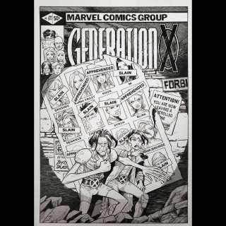 GENERATION X by Raul Fernandez (after Byrne X-Men #141) | Pop Sequentialism