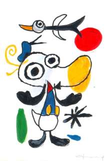 Fernandez, Tony | Original Mixed Media  - Donald Duck inspired by Joan MirÃ³ | Catawiki
