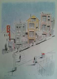 Avril, François | Illustration originale  - "San Francisco" | Catawiki