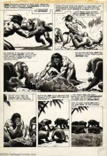 Russ Heath - Original Art for Savage Tales #11, Story page 10 (Marvel, 1975). The last page from the haunting - | Heritage
