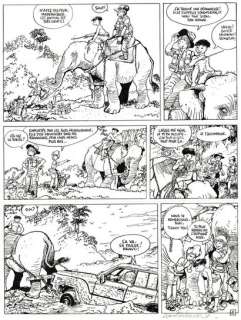 Marc Wasterlain | Jeannette Pointu, Les femmes girafes, planche originale Ã  l’encre de chine. Dimensions : 51 cm x 36,… | Septimus