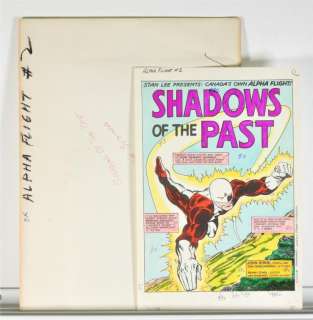 Marvel Comics Alpha Flight #2 Complete Color Guide | Bruneau & Co. Auctioneers