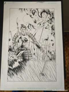 LOTE DE 31 DIBUJOS ORIGINALES DE FERNANDO PASARIN, ENTINTADOS SOBRE LAMINAS DE DC, LEER.