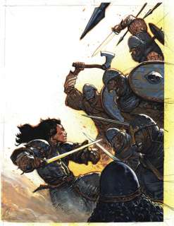 Ronan TOULHOAT - Couverture originale de la série IRA DEI du tome 4