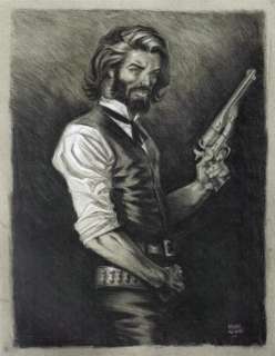 Lot #371 | Ralph Meyer. Illustration originale Undertaker | BDEnchères