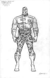 Kerry Gammill | Riddler Thug Character Design - Batman Forever Video Game - Pencil Signed | Anthony’s Comic Book Art