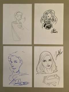 SUPERGIRL sketch lot | misc / divers