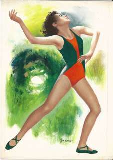 Jacono, Carlo - original illustration "Ginnastica Artistica" | Catawiki