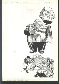 Trevor Von Eeden | ! Von Eeden 1986 Who’s Who Art - Tobias Whale Vs Dc Heroes Issue Who’s Who | Koch Comic Art