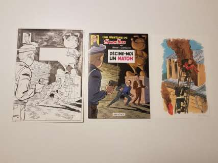 Rodier, Yves - Planche originale (premier plat TT) - Simon Nian T1 - Décime-moi un Maton + Tirage de Tête - Ex-Libris - B - EO (2005) | Catawiki