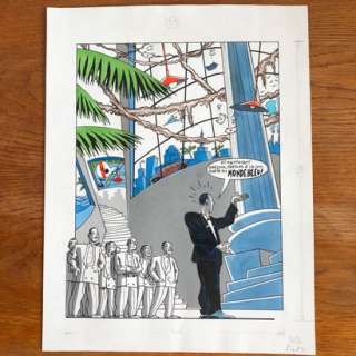 Filips | FILIPS ( né en 1958) Planche originale en couleurs tirée… | Maison Good