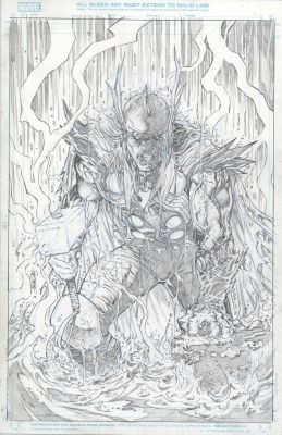 Netho Diaz - The Mighty Thor Issue 05 Page Variant Cover