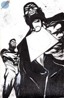 Sanford Greene | Power Company: Recharged Issue 1 Page Cover | Felix Comic Art