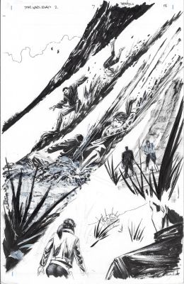 Brian Thies | Star Wars Legacy Issue 07 Page 18 | Splash Page