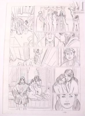 Trif | Crayonné original "Les milles et une nuit" | Millon