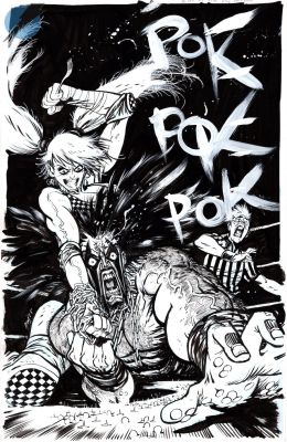 Daniel Warren Johnson | Dc K.O. Issue 3 Page Cover | Felix Comic Art