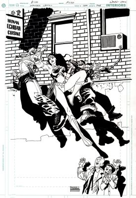 Eduardo Risso | Wonder Woman #200 Pinup (Spectacular Pinup & 1 of Risso’s Only Published Wonder Woman Pinups! (2004) | Romitaman