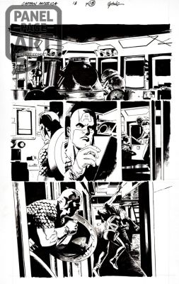 Steve Epting | Captain America 18 Page 18 | Panel Page Art