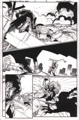 Jay Leisten | Predator Vs Spider-Man #4 P.8 - Kraven & Predator Clash - 2025 | Anthony’s Comic Book Art