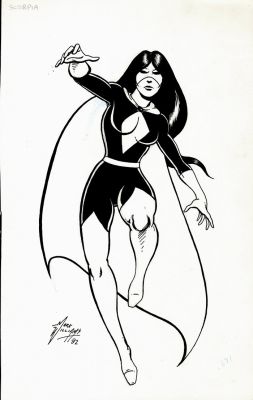 Mark Williams | Scorpia Beautifully Drawn Pinup (1982) | Romitaman