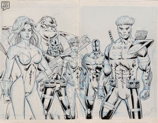 Rob Liefeld | Youngblood 1 Cover - Advance Copy Variant | Panel Page Art