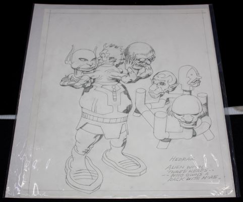 Jack Kirby | Hedrak the Alien Pencil Character Design | Anthony’s Comic Book Art