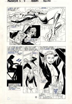 Paul Abrams Maria Beccari | Mantra Spear of Destiny - 1995 Ultraverse / Malibu Issue 2 Page 8 | Catskill Comics