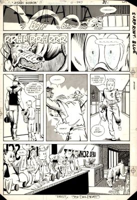 Marshall Rogers | Atari Force #18 P 6 (Cool Toy Store Page!) 1985) | Romitaman