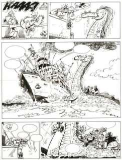 Berck | Lou, La bête noire, planche originale Ã  l’encre de… | Septimus