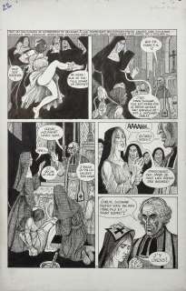 PICHARD Georges La religieuse Planche 22 de l’album publiée chez Creation Art Presse [...] | Vermot et Associés