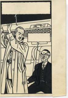 Jacobs | Blake et Mortimer, case n°7 Ã  l’encre de Chine d… | Banque Dessinée