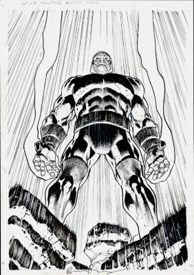 Bryan Hitch | Infinite Frontier #0 Large Cover (Awesome Huge Darkseid!) 2021 | Romitaman