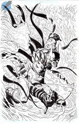 Steve Skroce | Absolute Batman Issue Ark-M Special #1 Page Cover | Felix Comic Art