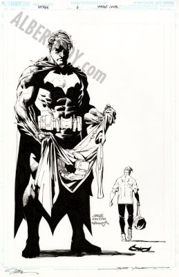 Jim Lee, Scott Williams - Batman Issue 6 Page Cover