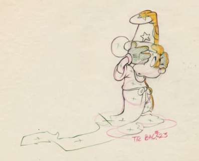 FANTASIA Studio Walt Disney 1940. Dessin d’animation de Mickey dans L’apprenti | Rossini