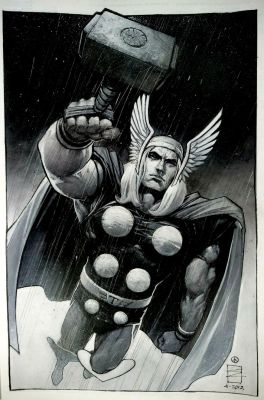 Eddy Newell | Large Thor Pinup (2012) | Romitaman