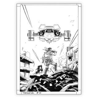 Declan Shalvey | The Terminator : Issue 10 Cover Art | Declan Shalvey