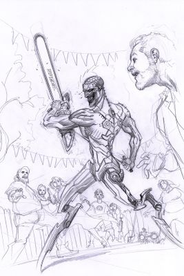 Juan Ferreyra | Absolute Superman Issue 16 Page 22 Pencils | ComiConArt