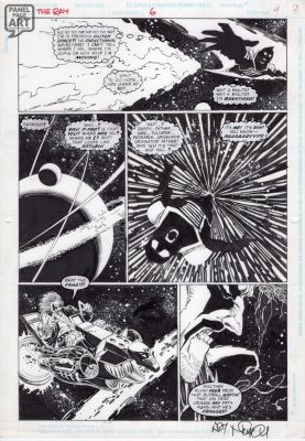 Joe Quesada | The Ray 6 Page 4 | Panel Page Art