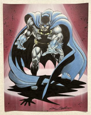 Neal Adams Batman Color Original Art w/ COA | eBay US (Buy It Now)