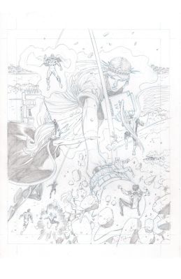 Pat Olliffe | X-Men Vs Magneto - Disney/Marvel Storybook Splash | Catskill Comics