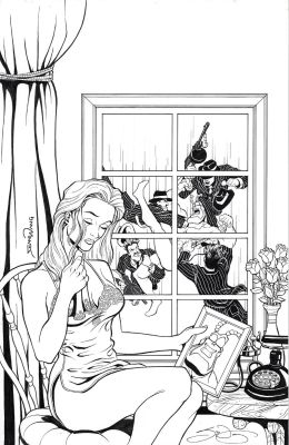 Sean Wang | The Tick’s Golden Age Comic Cover Issue 03 Page Cover | Splash Page