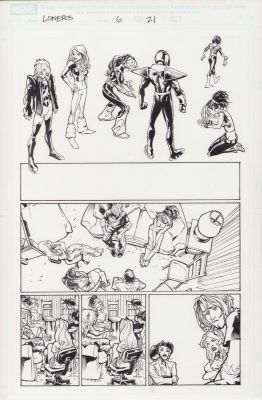 Karl Moline | Loners #6 Pg.21 - Interior Page - 2007 | Anthony’s Comic Book Art